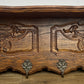 Coat Rack Vintage French Oak 6 Hooks Wall Shelf Carved Coat Hanger LOT 6550