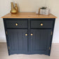 Now Sold Pine cupboard sideboard with drawers