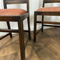 Vintage Set Of Four Oak Priory Style Dining Chairs