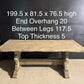 Quality Oak Farmhouse Dining Table