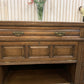 Large Oak Sideboard Dresser Base with 2door and 3 Drawer and Pull Down Shelves
