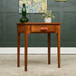 Mid Century Teak Console Table Side Table with Red Handle - 1960s