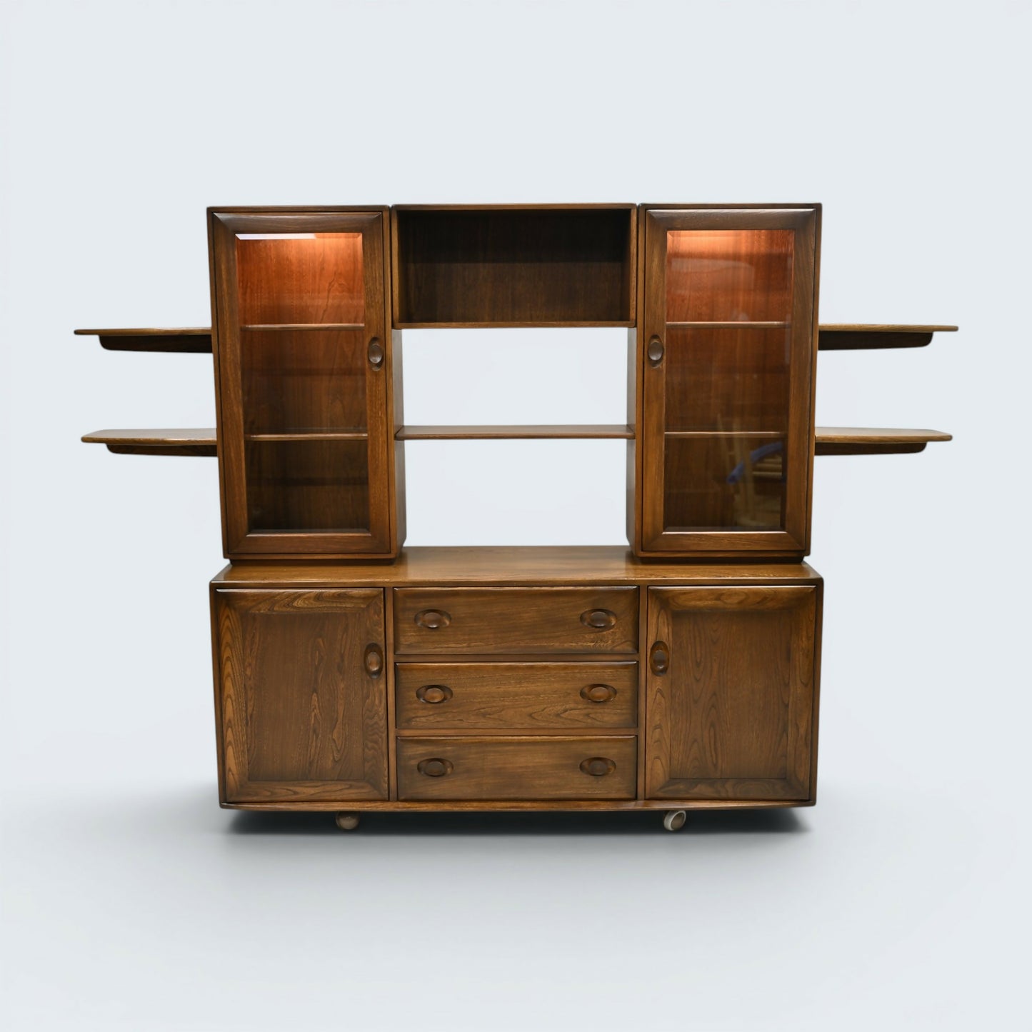 Ercol Windsor Sideboard Display Cabinets Golden Dawn Model 455 FREE UK Delivery*