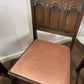 Vintage Set Of Four Oak Priory Style Dining Chairs