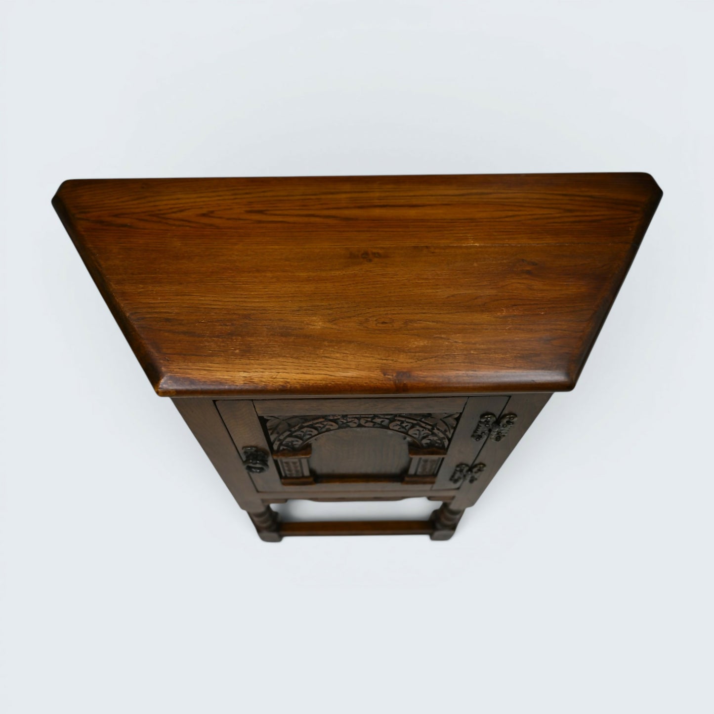 Old Charm Oak Hall Table With Cupboard Light Oak vintage Sideboard FREE Delivery