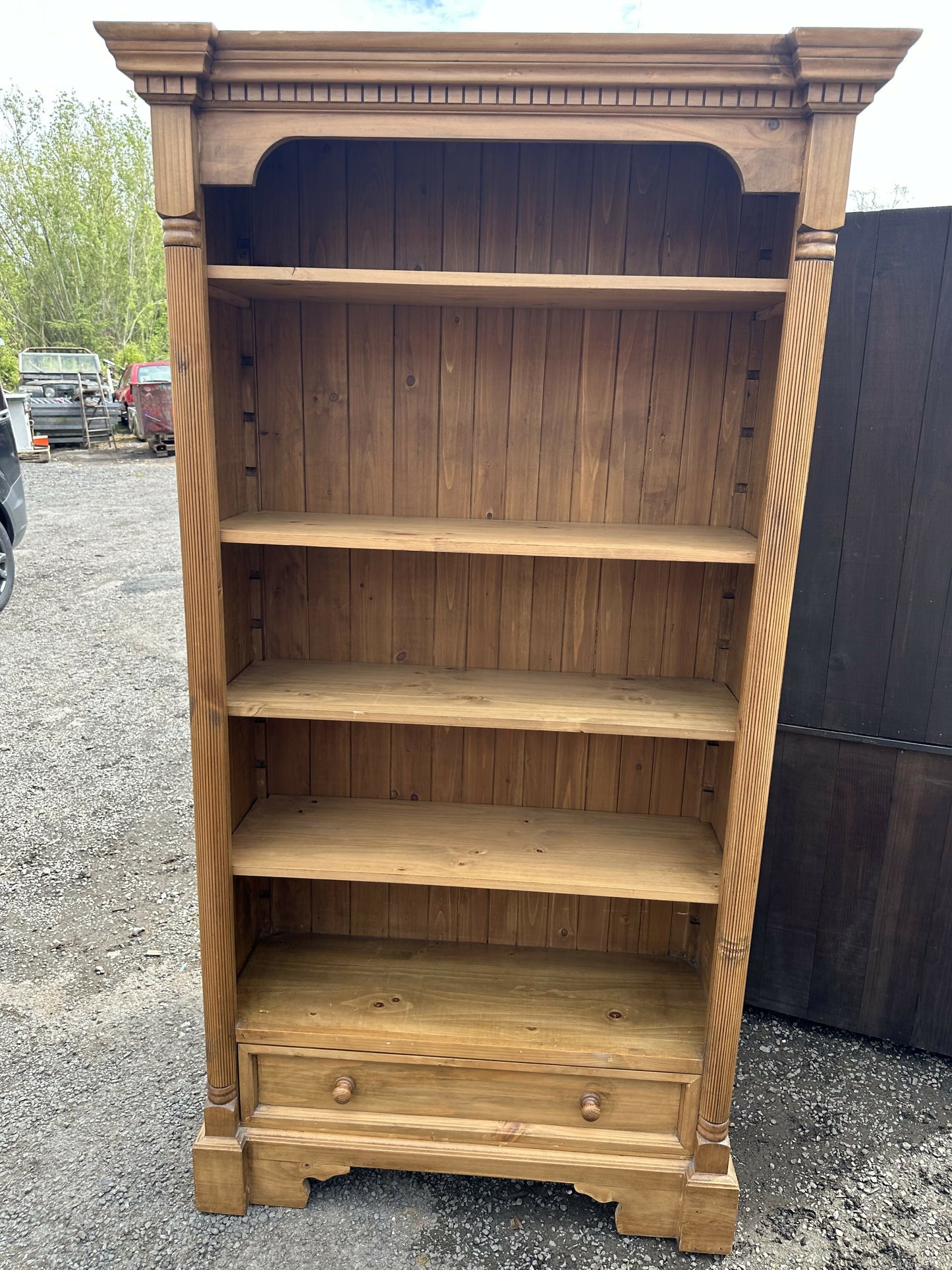 Tall Vintage Shelves
