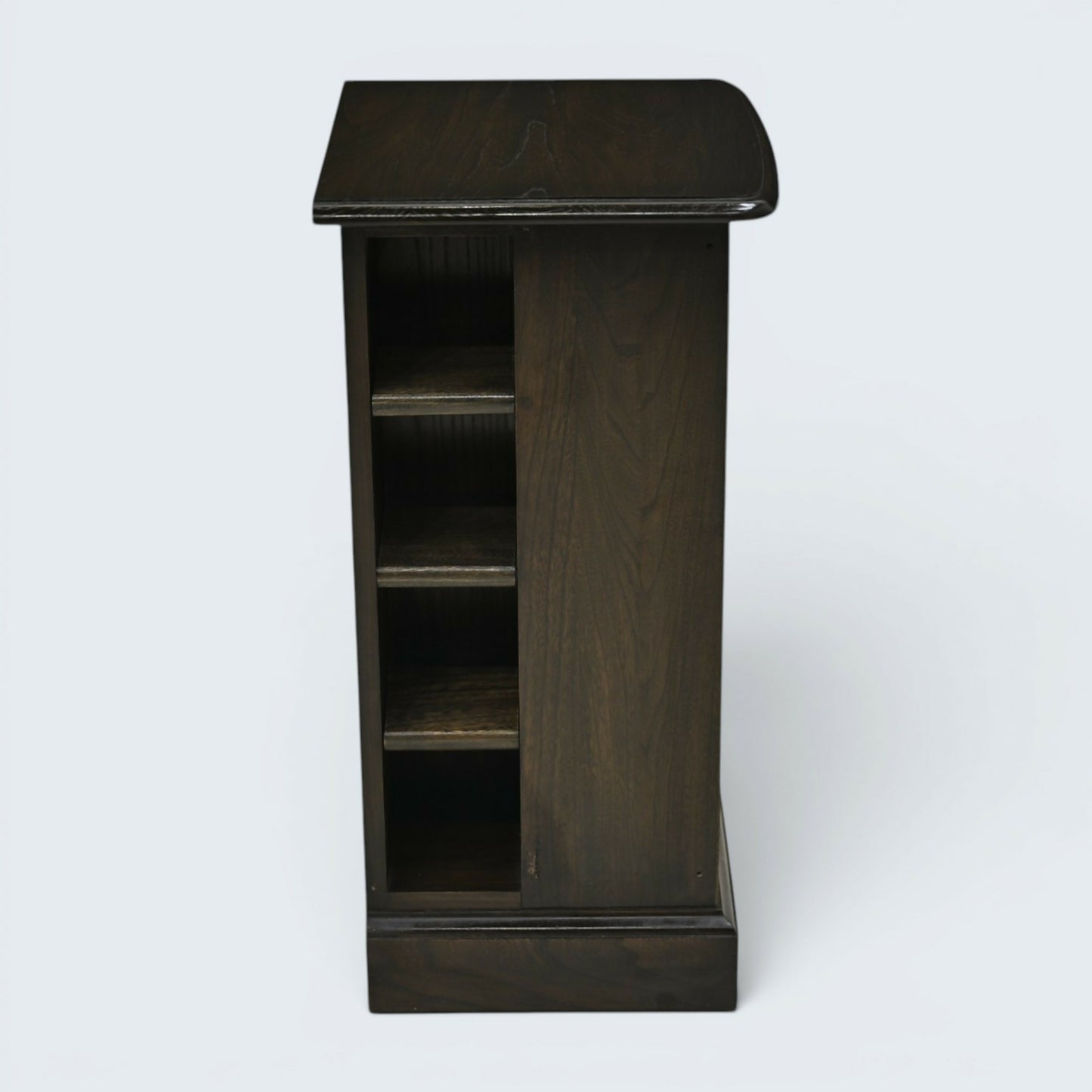 Ercol CD DVD Storage Cabinet Shelving Adjustable Shelves Dark FREE UK Delivery