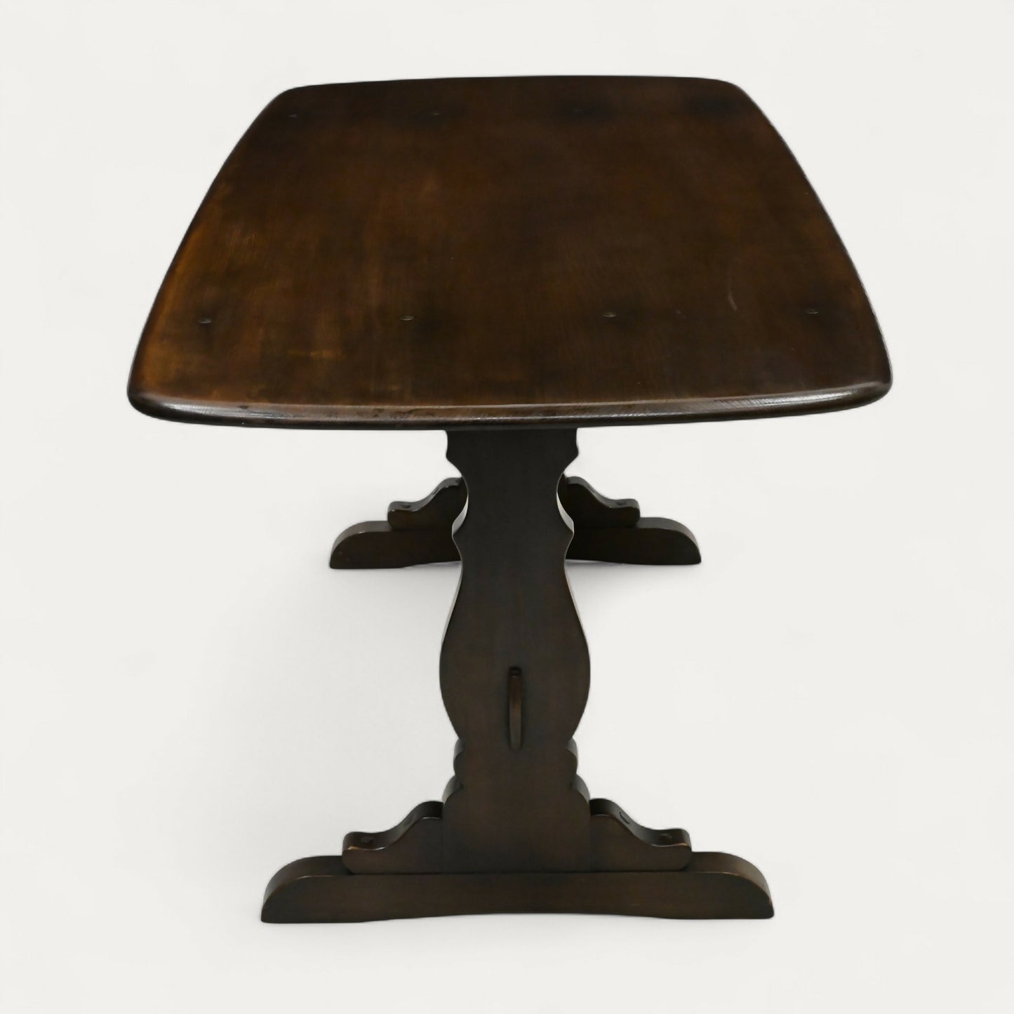 Ercol Refectory Plank Top Dining Table Retro Traditional Finish FREE UK Delivery. SBR10784/0108E