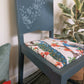 Upcycled statement chair – dressing table chair - teal