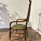 Edwardian Beech Armchair With Faux Rosewood Finish