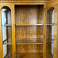 Contemporary Oak Glazed Display Cabinet