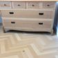 Large vintage chest of drawers stag minstrel 6 drawers restored
