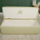 Green Upholstered Ottoman Bench Blanket Box By Sofa.com
