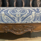 Lovely Walnut 3 Seater Couch