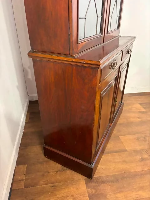 Edwardian Mahogany Astral Glazed Bookcase