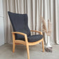 Vintage Mid Century Design Danish Beech Recliner Chair Farstrup Scandi Retro R266