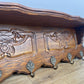 Coat Rack Vintage French Oak 6 Hooks Wall Shelf Carved Coat Hanger LOT 6550