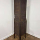 Edwardian Mahogany Inlaid Glass Fronted Corner Cabinet