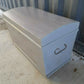 Grey Vintage Pine Blanket Box