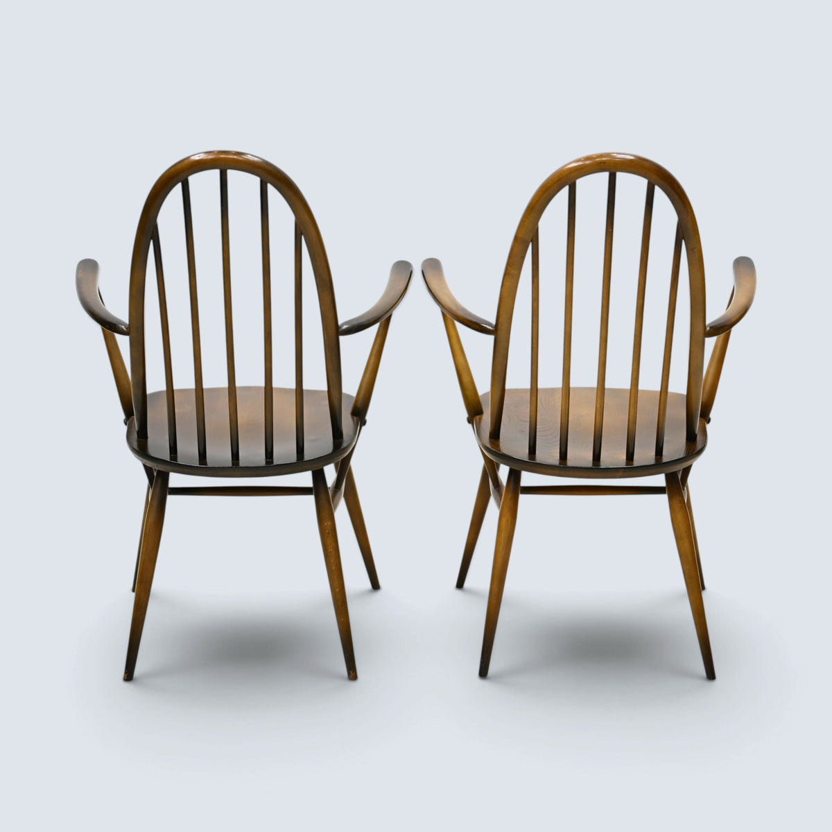 2 Ercol Carver Quaker Dining Chairs Traditional Finish FREE UK Delivery*