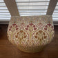 Gold ottoman storage stool