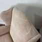 Vintage Style Cream Fabric Wingback Armchair