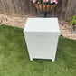 Mid century laundry basket repainted light green