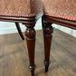 Pair of Victorian Mahogany Side Chairs on Turned Legs