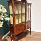 Edwardian inlaid mahogany display cabinet7