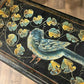 Vintage Oriental Style Five Drawer Chest Decorated with Birdsdt
