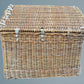 A Large Antique Wicker Log Basket