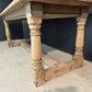 Bleached Oak Farmhouse Dining Table