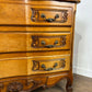 French Style Three Drawer Mahogany Bedroom Chest