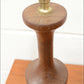 Vintage teak table lamp side lamp base (no shade!) mid century danish design