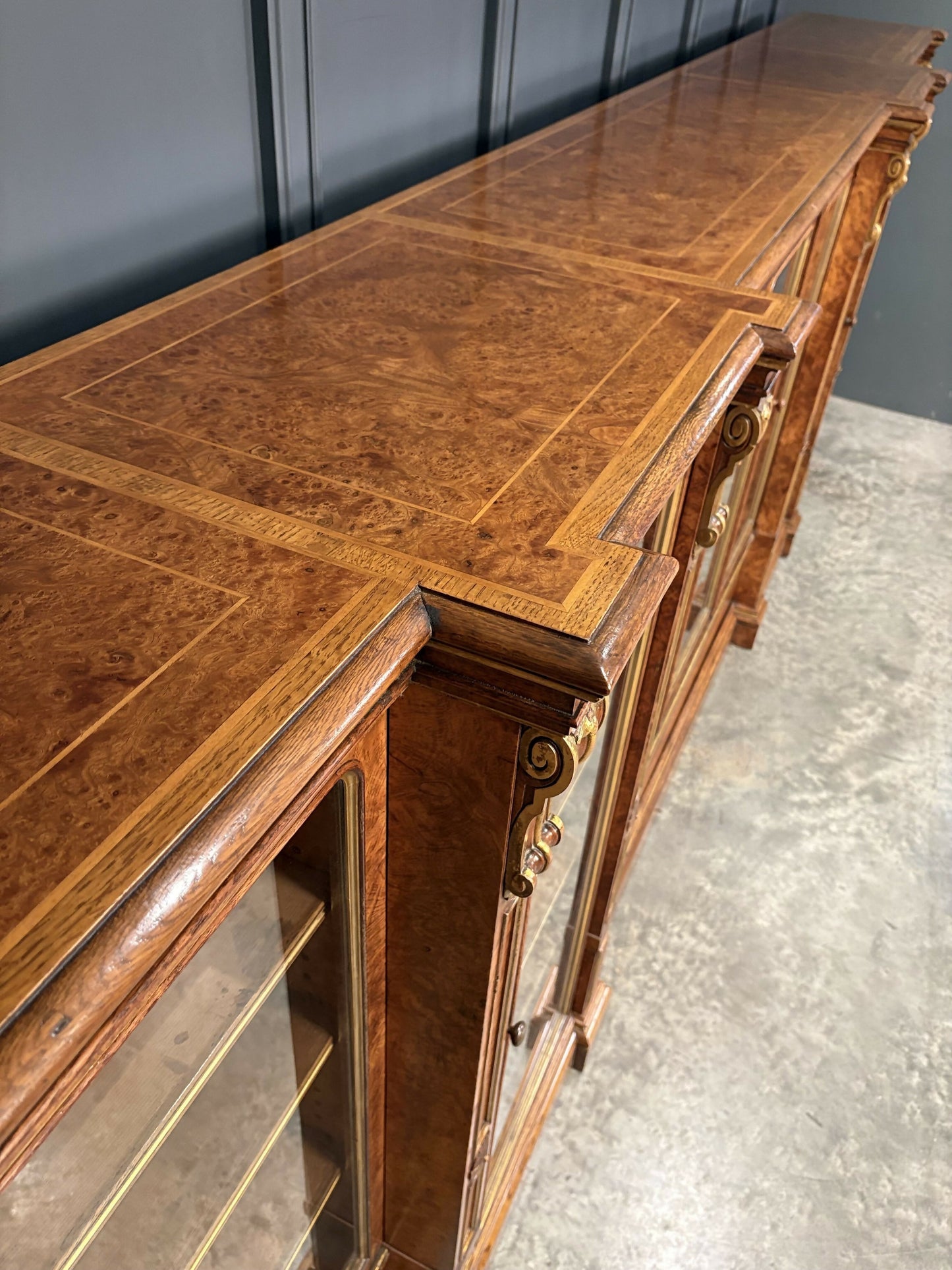 Impressive Extra Large Pollard Oak Vintage Library Bookcase