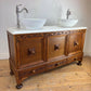 Vintage Bathroom Vanity Unit Made to Order Vanity Unit Custom Made Bathroom Furniture Antique Traditional Bathroom Washstand Basin Unit