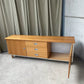 Vintage Late Mid Century 90s Sideboard Modernist Media Cabinet Unit Lp Storage R1122