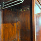 Edwardian Mahogany Inlaid Wardrobe / Armoire with Mirror & Drawers
