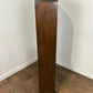 Art Deco Style Oak Leaded Glass Bookcase / Display Cabinet
