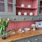 SOLD OUT Solid Vintage Pine Welsh Dresser, Painted Bespoke Dresser, Country Kitchen, Farmhouse, Shop Display, Cafe, Pub