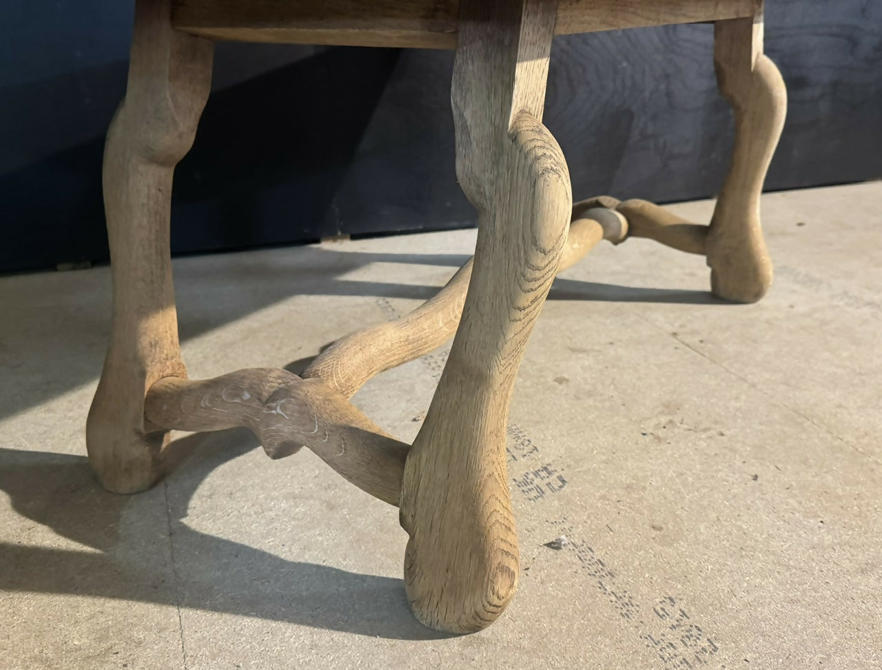 French Bleached Oak Coffee Table