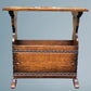 Oak Magazine Rack / Oak End Table Titchmarsh Goodwin