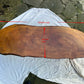 Natural elm slab coffee table