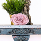 Terrazzo console table - front tight