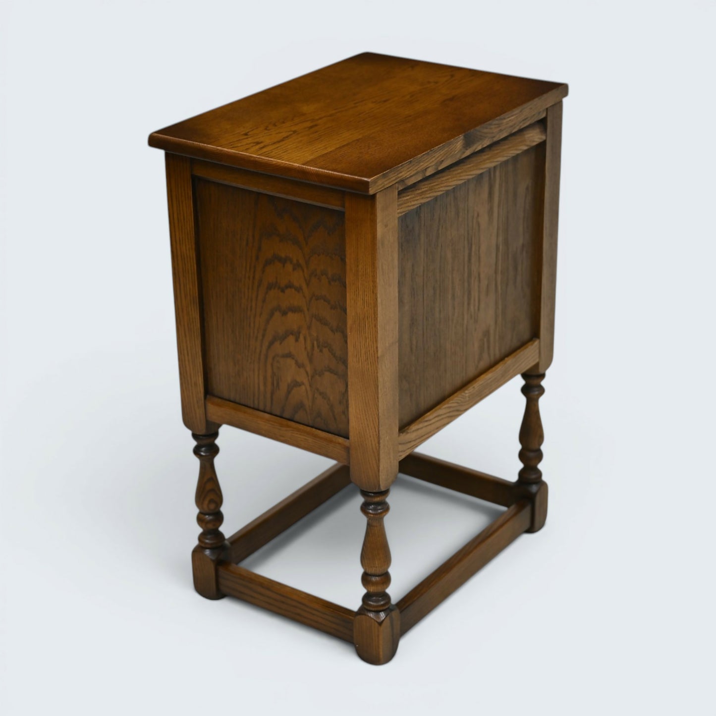 Old Charm Pedestal Cabinet Small Cupboard Bedside Light Oak FREE UK DELIVERY*