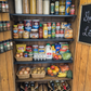 Rustic farmhouse style pantry/larder cupboard.