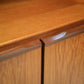 Teak Mid Century Wall Units by Morris of Glasgow. 1970s Display Drinks Cabinet