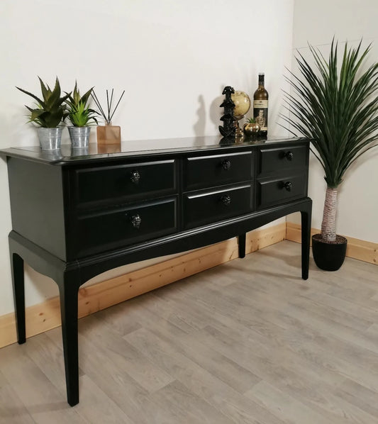 Stag Minstrel 6 Drawer Console Table , Dressing Table Sideboard Chest Of Drawers