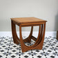 G Plan Nest of Three Tables Astro Design with Teak Tops and Afromosia Legs.
