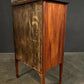 Antique Style 6 Drawer Chest Tallboy Cabinet Black/Wood Jewellery Storage 102cm